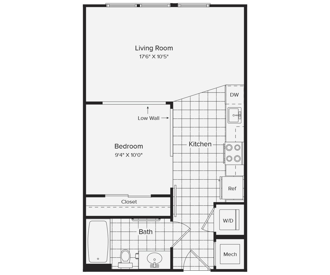 Studio 1 Bathroom Apartment for rent at Avalon Dunn Loring in Vienna, VA