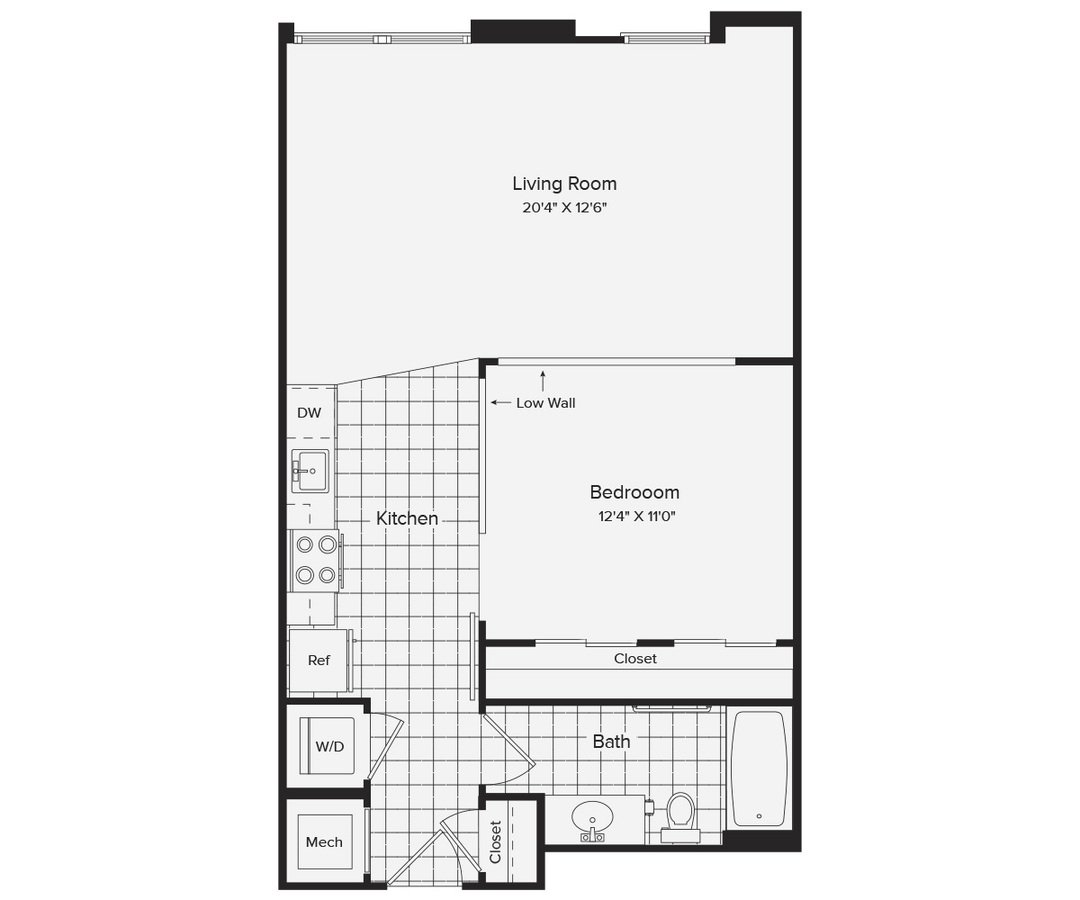 Studio 1 Bathroom Apartment for rent at Avalon Dunn Loring in Vienna, VA
