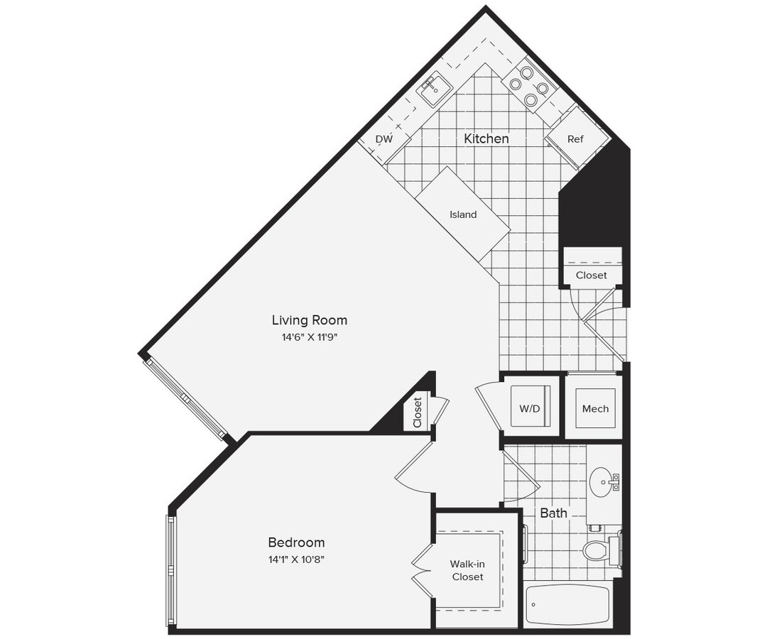 1 Bedroom 1 Bathroom Apartment for rent at Avalon Dunn Loring in Vienna, VA