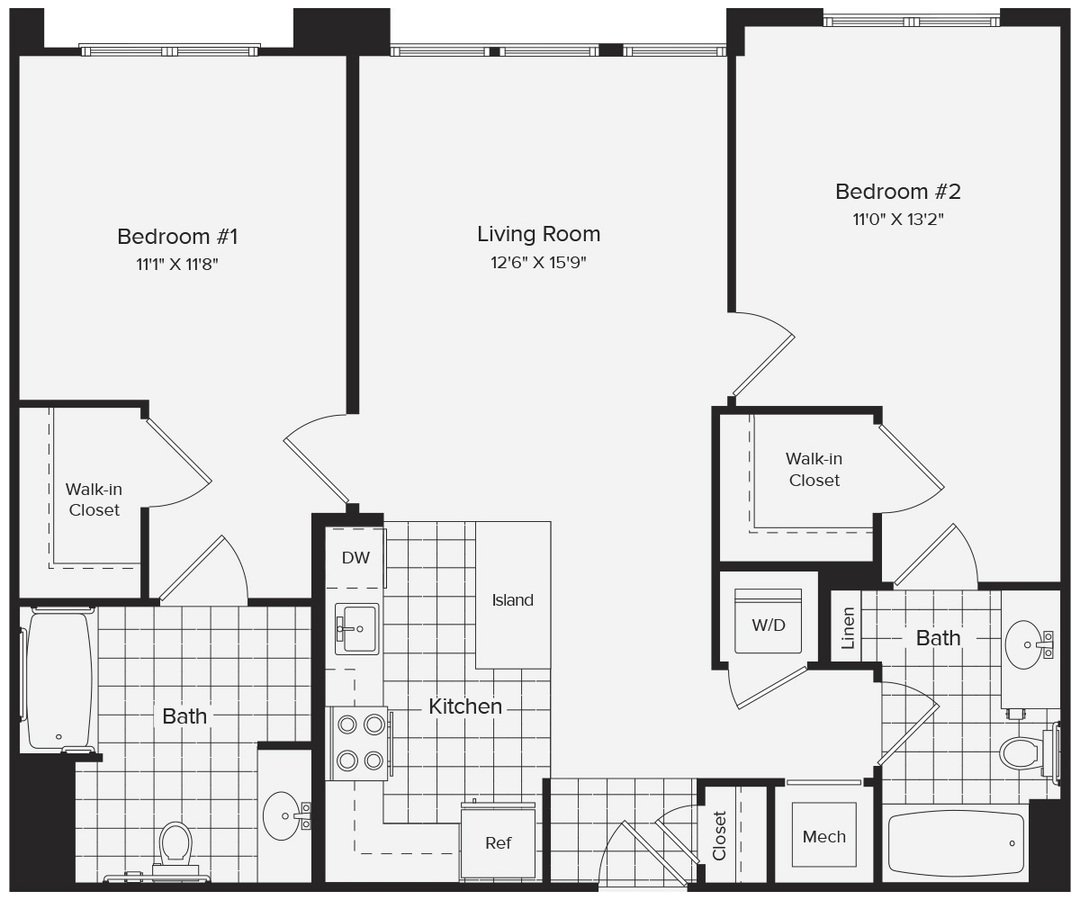 2 Bedrooms 2 Bathrooms Apartment for rent at Avalon Dunn Loring in Vienna, VA