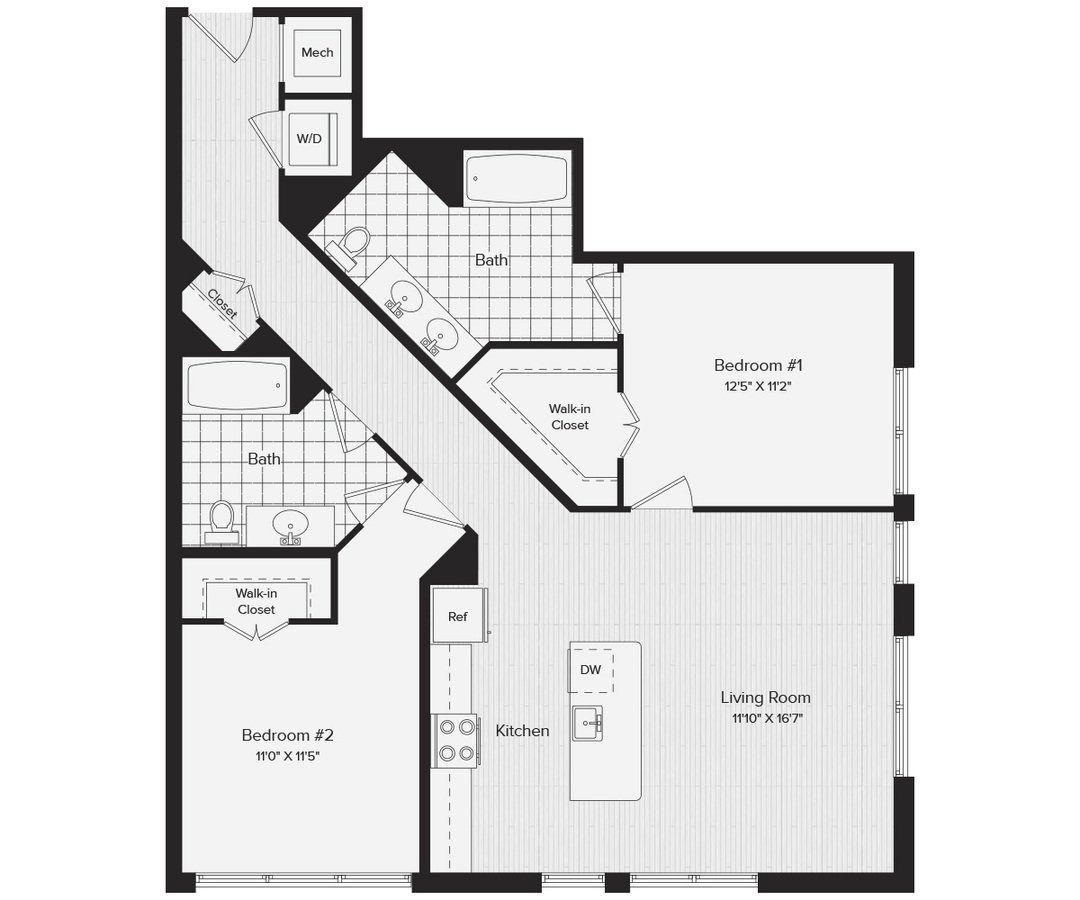 2 Bedrooms 2 Bathrooms Apartment for rent at Avalon Dunn Loring in Vienna, VA