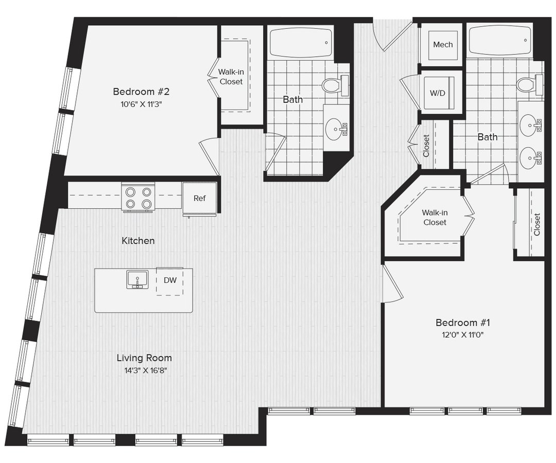 2 Bedrooms 2 Bathrooms Apartment for rent at Avalon Dunn Loring in Vienna, VA