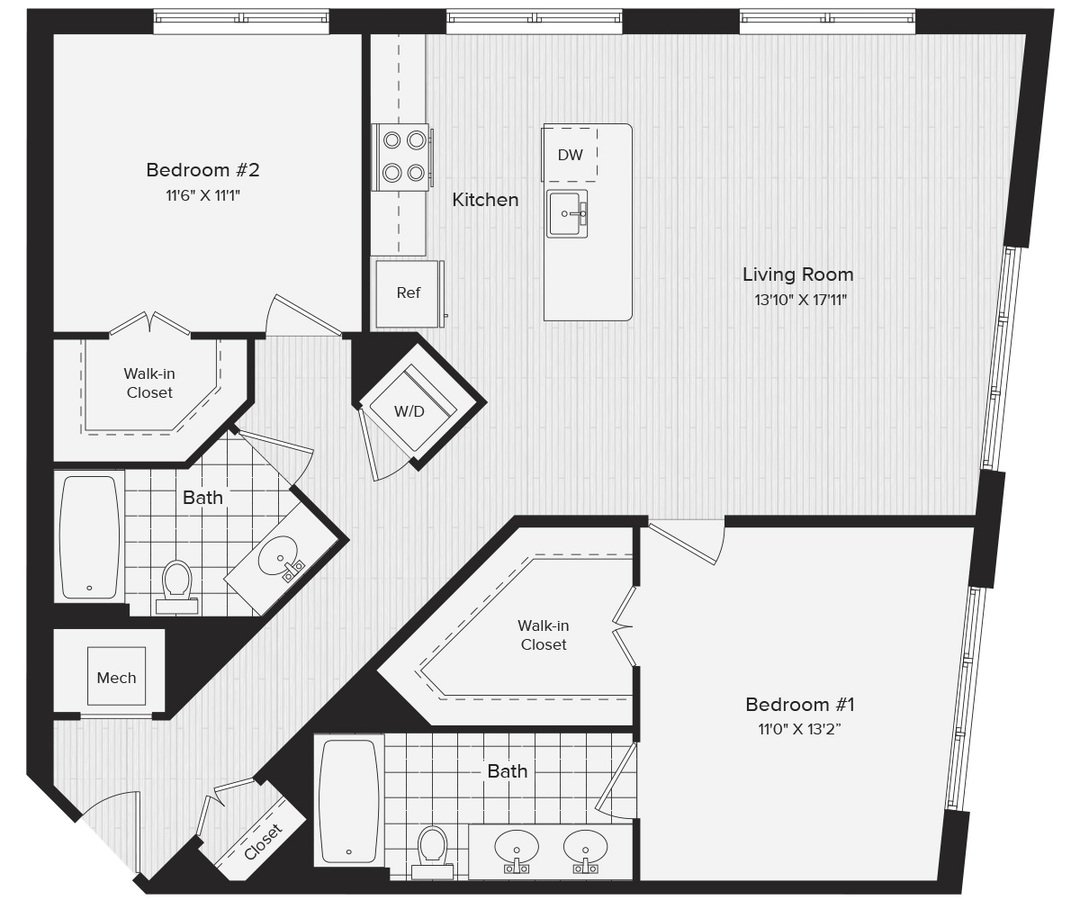 2 Bedrooms 2 Bathrooms Apartment for rent at Avalon Dunn Loring in Vienna, VA