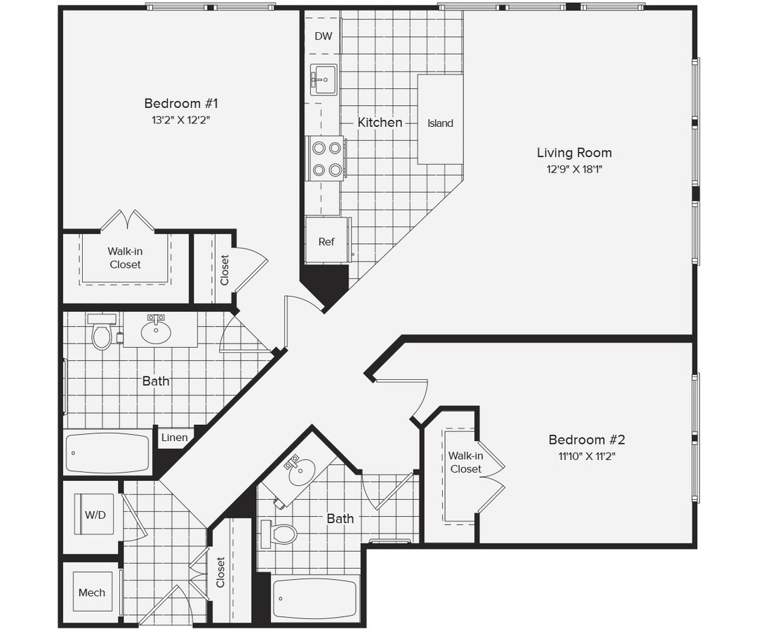 2 Bedrooms 2 Bathrooms Apartment for rent at Avalon Dunn Loring in Vienna, VA