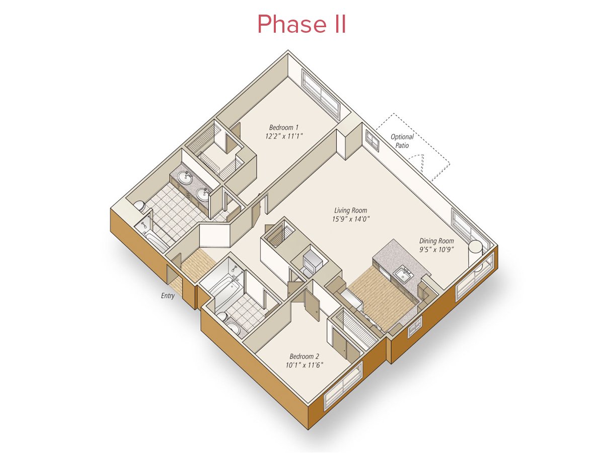 2 Bedrooms 2 Bathrooms Apartment for rent at Avalon at Mission Bay in San Francisco, CA