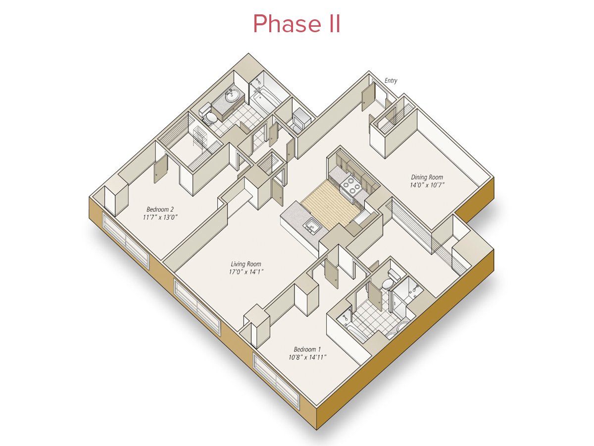 2 Bedrooms 2 Bathrooms Apartment for rent at Avalon at Mission Bay in San Francisco, CA