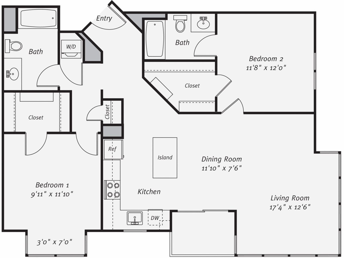 Studio 2 Bathrooms Apartment for rent at Avalon at Mission Bay in San Francisco, CA