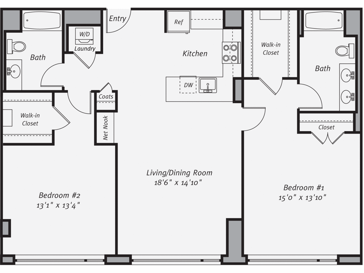 2 Bedrooms 2 Bathrooms Apartment for rent at Avalon at Mission Bay in San Francisco, CA