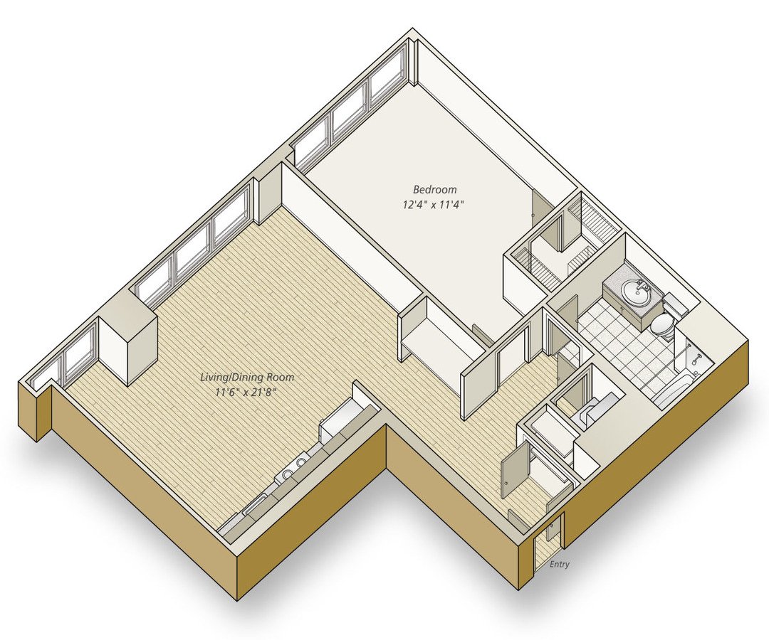 1 Bedroom 1 Bathroom Apartment for rent at Avalon at Mission Bay in San Francisco, CA