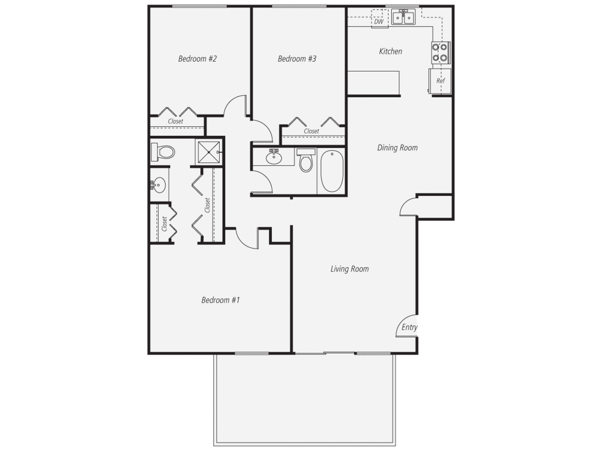 Studio 2 Bathrooms Apartment for rent at AVA Burbank in Burbank, CA