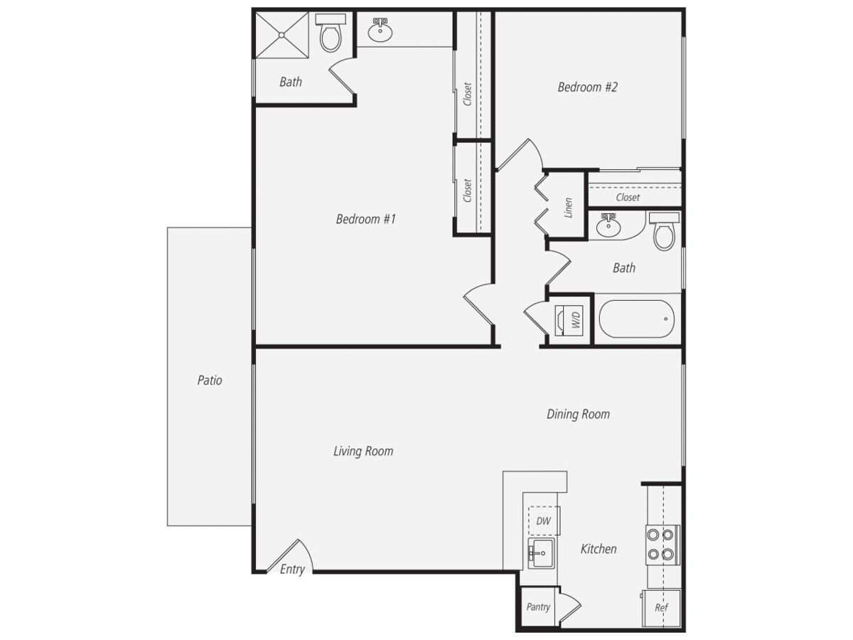 2 Bedrooms 1 Bathroom Apartment for rent at AVA Burbank in Burbank, CA