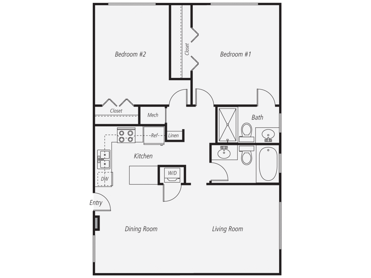 2 Bedrooms 1 Bathroom Apartment for rent at AVA Burbank in Burbank, CA