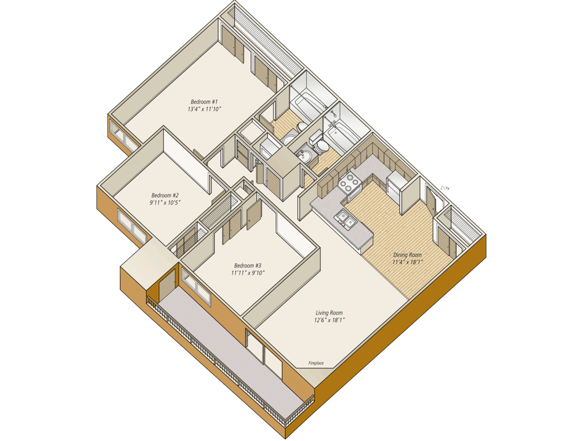 3 Bedrooms 2 Bathrooms Apartment for rent at Avalon Burbank in Burbank, CA