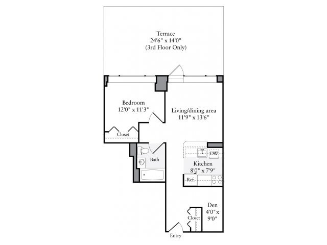 1 Bedroom 1 Bathroom Apartment for rent at Avalon Clinton in New York, NY