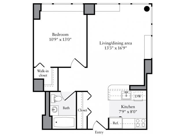 1 Bedroom 1 Bathroom Apartment for rent at Avalon Clinton in New York, NY