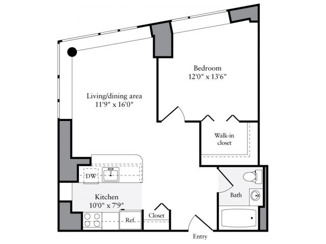 1 Bedroom 1 Bathroom Apartment for rent at Avalon Clinton in New York, NY