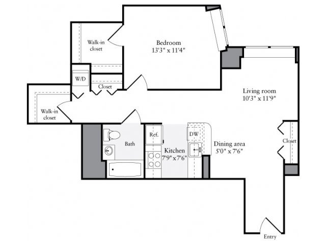 1 Bedroom 1 Bathroom Apartment for rent at Avalon Clinton in New York, NY