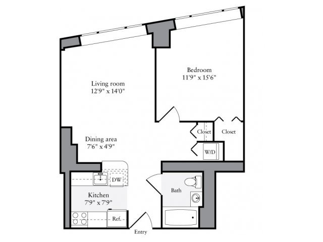 1 Bedroom 1 Bathroom Apartment for rent at Avalon Clinton in New York, NY