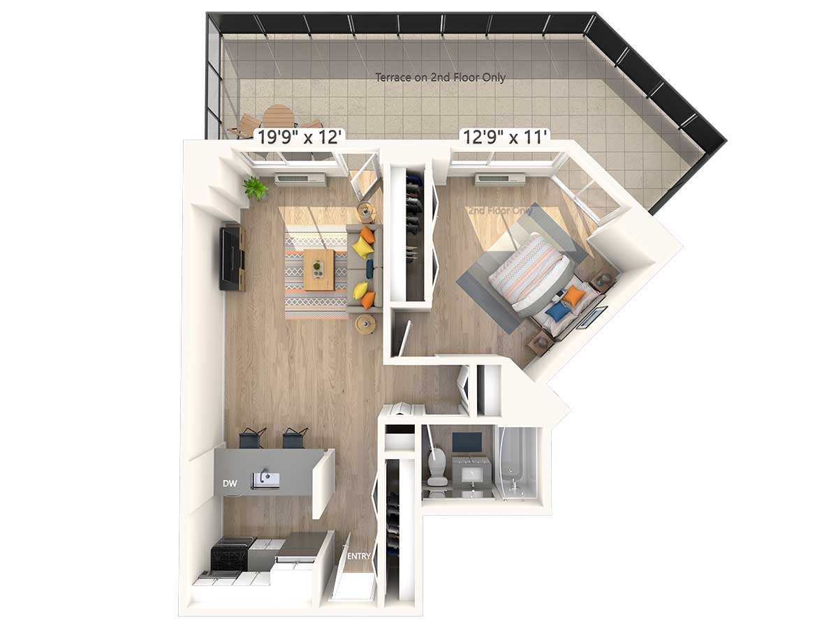 1 Bedroom 1 Bathroom Apartment for rent at Avalon Midtown West in New York, NY