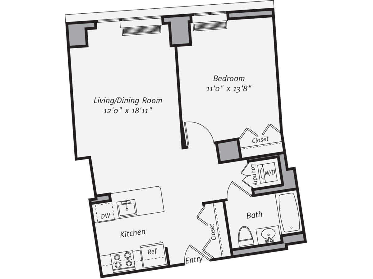 1 Bedroom 1 Bathroom Apartment for rent at Avalon Morningside Park in New York, NY