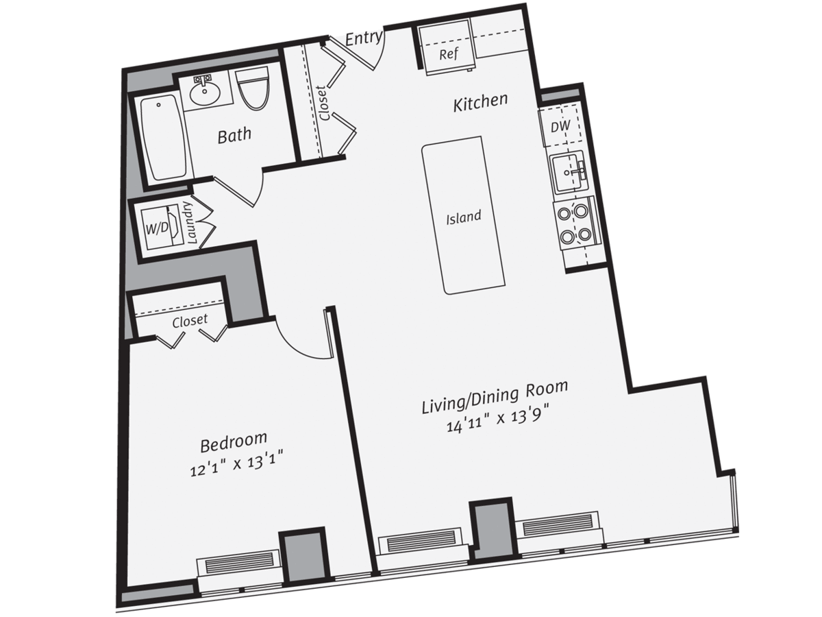 1 Bedroom 1 Bathroom Apartment for rent at Avalon Morningside Park in New York, NY