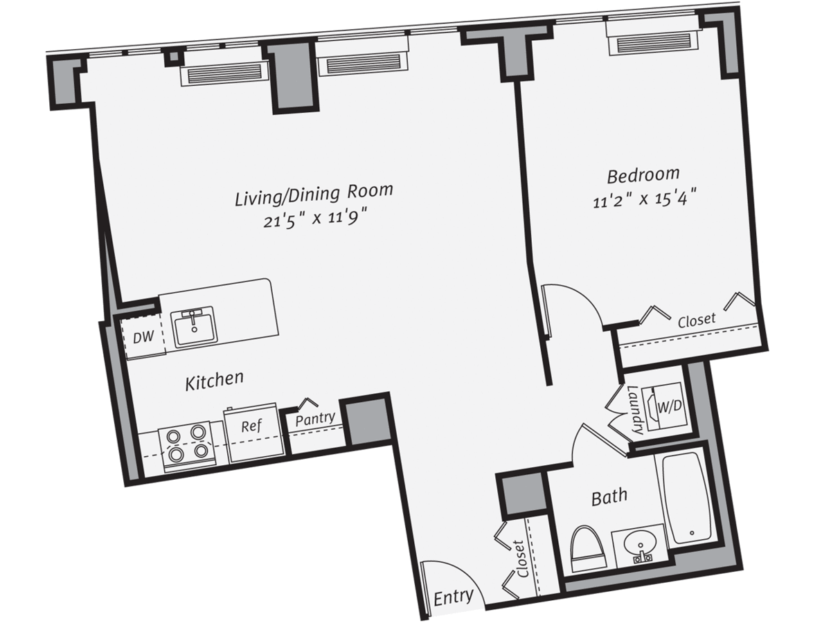 1 Bedroom 1 Bathroom Apartment for rent at Avalon Morningside Park in New York, NY