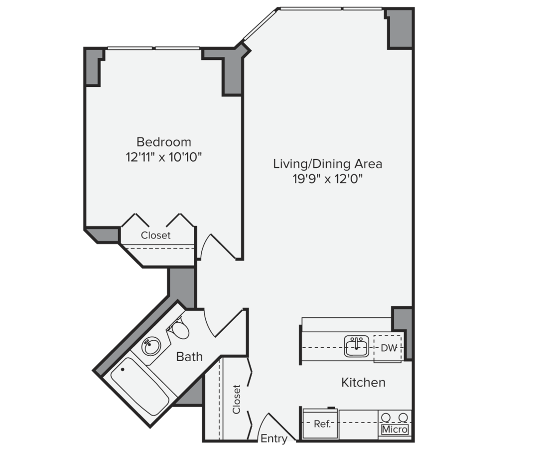 1 Bedroom 1 Bathroom Apartment for rent at Avalon Midtown West in New York, NY