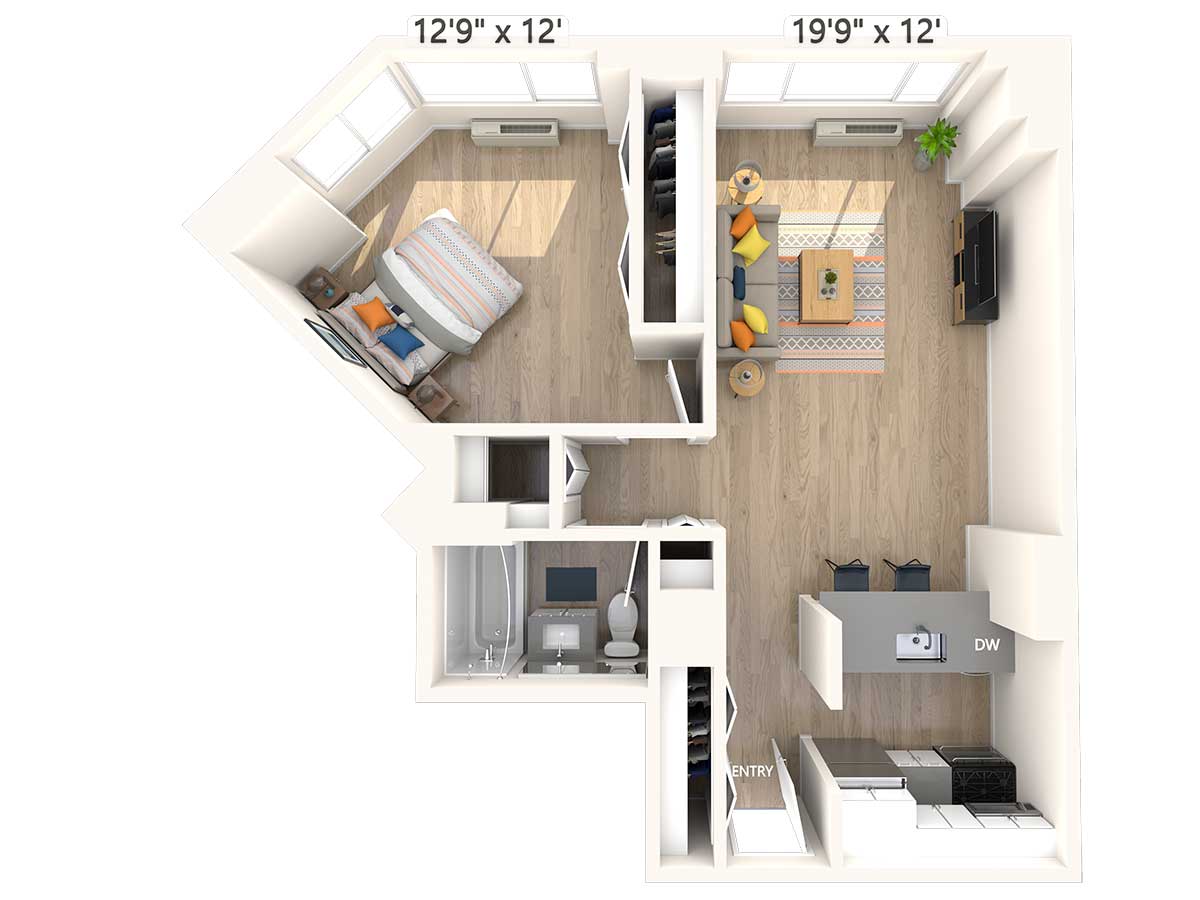 1 Bedroom 1 Bathroom Apartment for rent at Avalon Midtown West in New York, NY