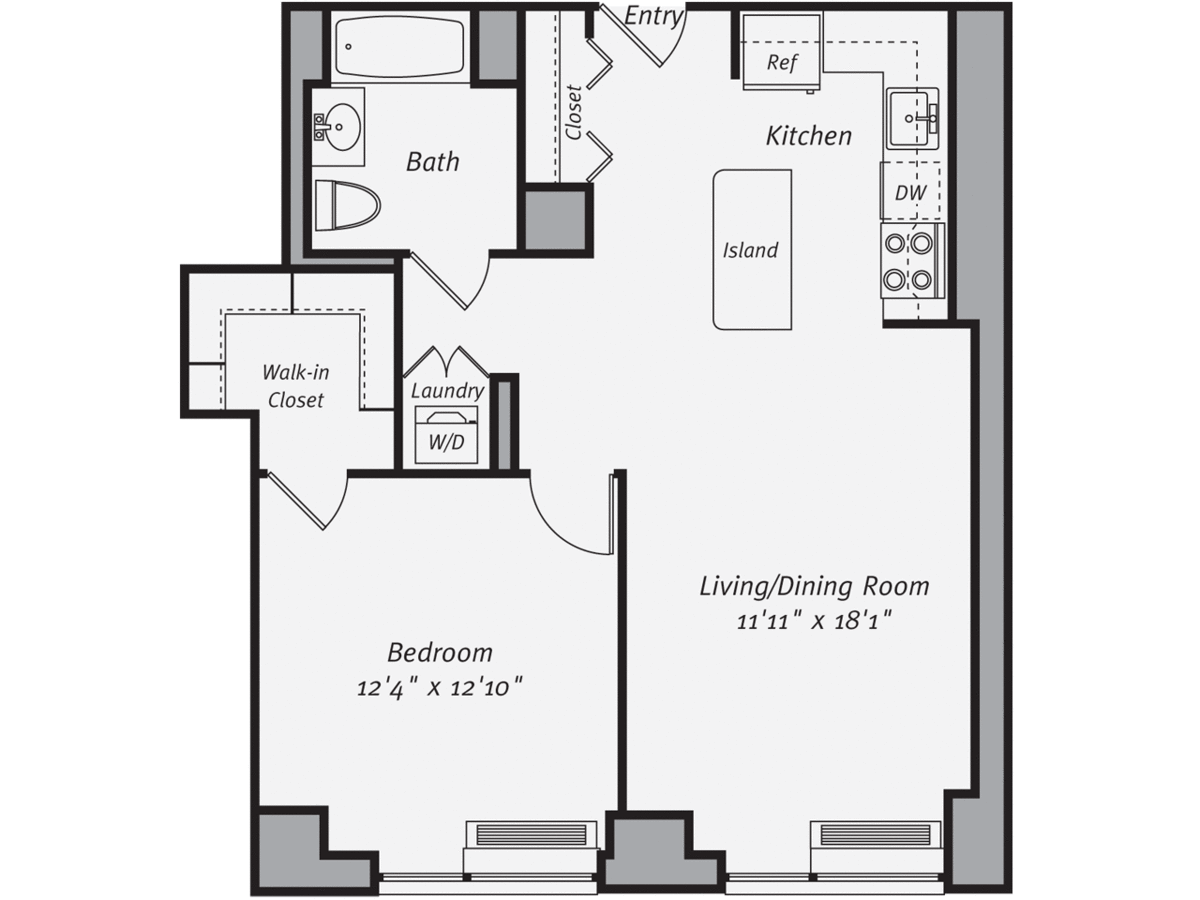 1 Bedroom 1 Bathroom Apartment for rent at Avalon Morningside Park in New York, NY