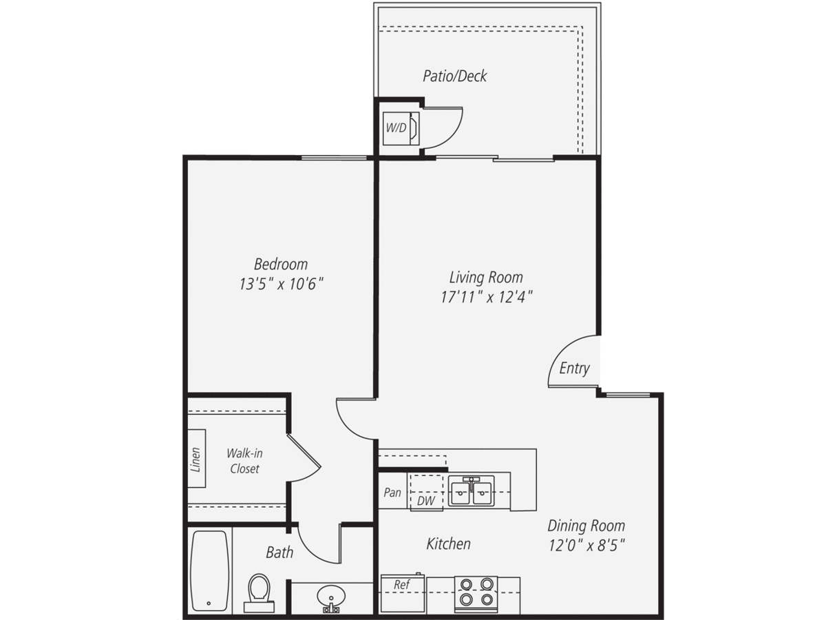1 Bedroom 1 Bathroom Apartment for rent at eaves South Coast in Costa Mesa, CA