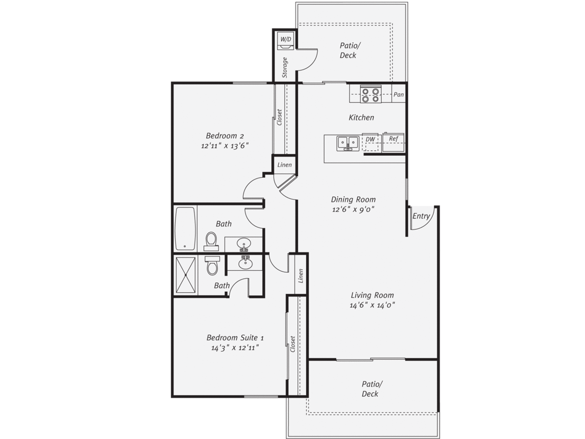 2 Bedrooms 2 Bathrooms Apartment for rent at eaves South Coast in Costa Mesa, CA