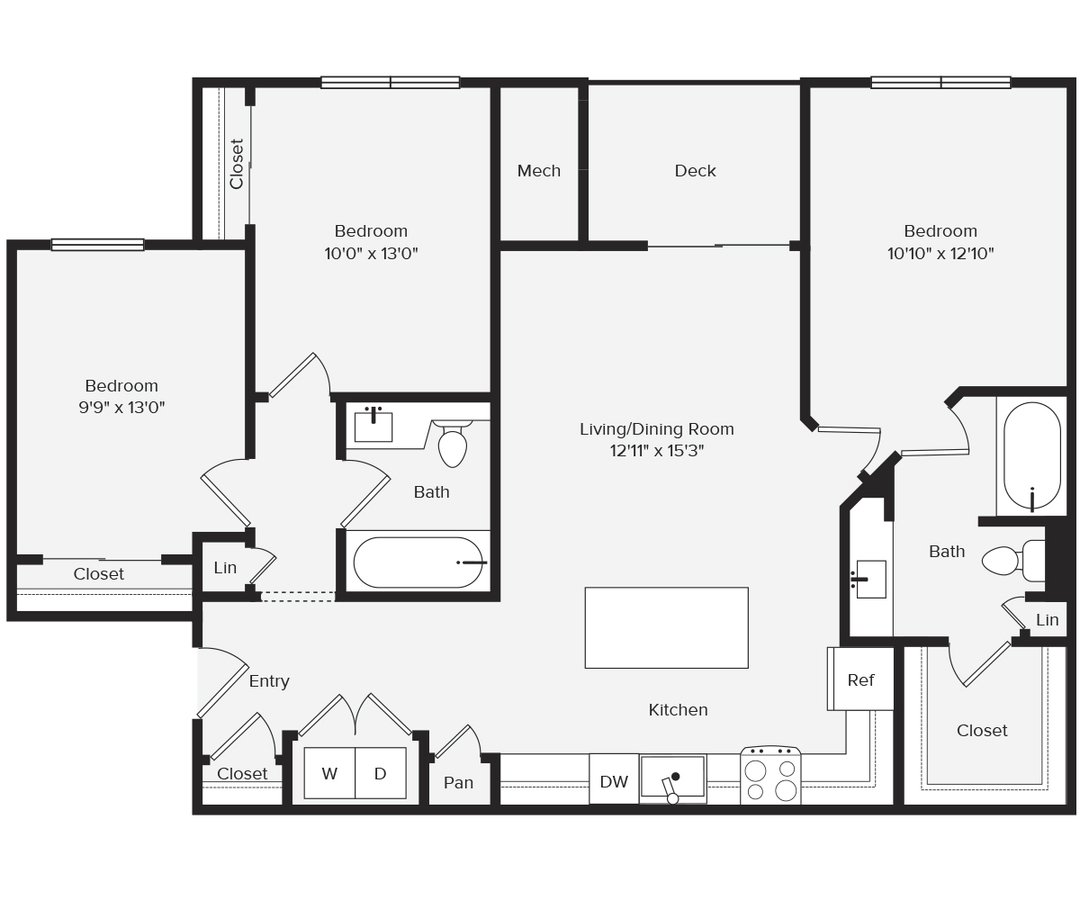 3 Bedrooms 2 Bathrooms Apartment for rent at Avalon Red Rocks in Littleton, CO