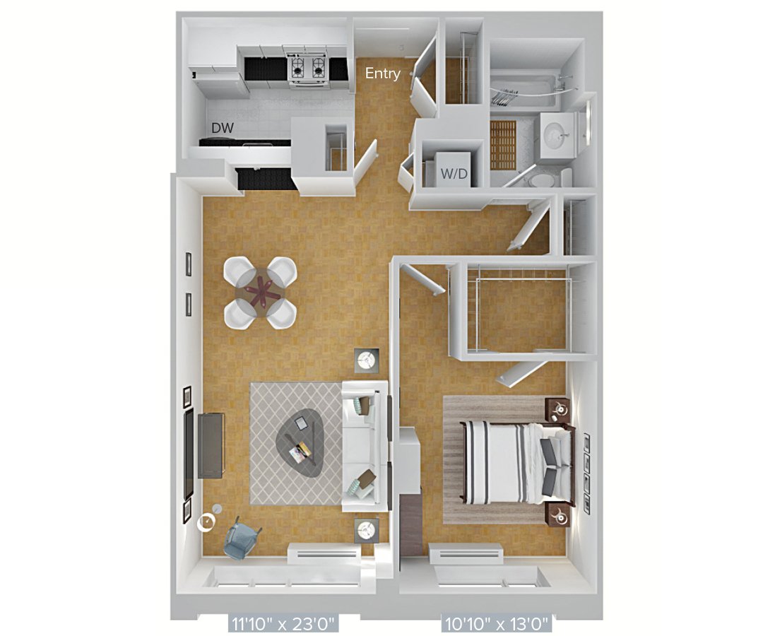 Studio 1 Bathroom Apartment for rent at Avalon Riverview in Long Island City, NY
