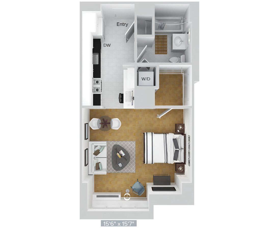 Studio 1 Bathroom Apartment for rent at Avalon Riverview in Long Island City, NY