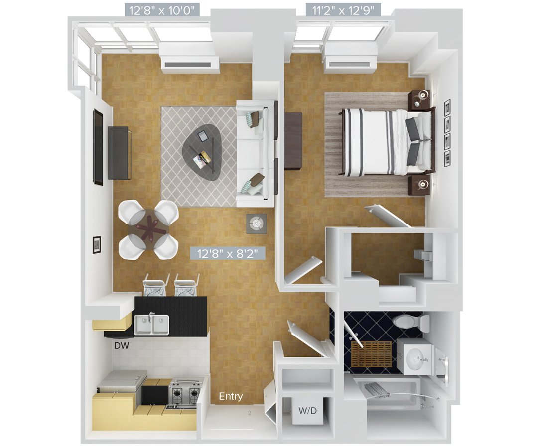 Studio 1 Bathroom Apartment for rent at Avalon Riverview in Long Island City, NY
