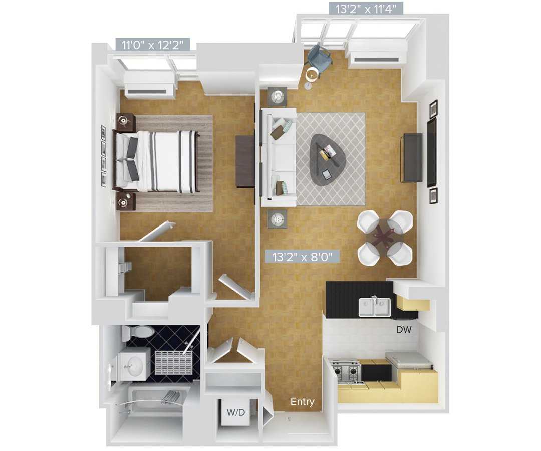 Studio 1 Bathroom Apartment for rent at Avalon Riverview in Long Island City, NY