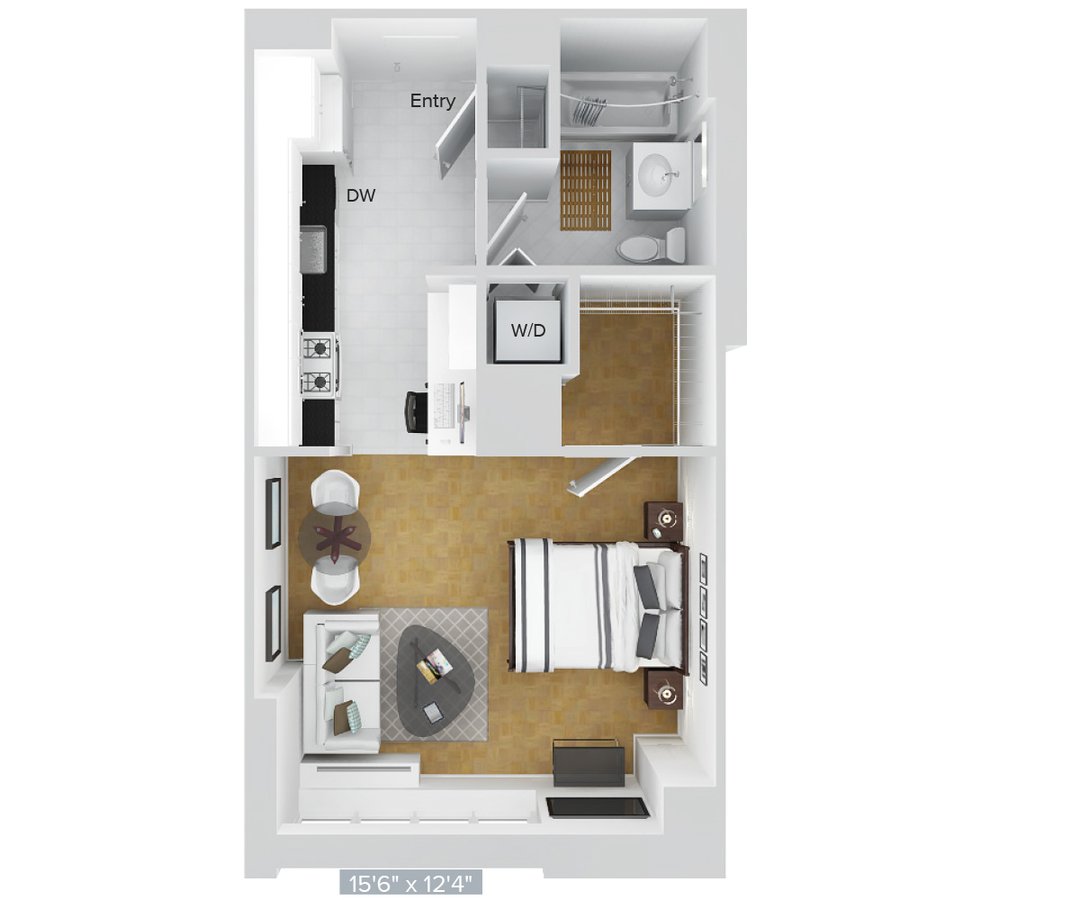 Studio 1 Bathroom Apartment for rent at Avalon Riverview in Long Island City, NY
