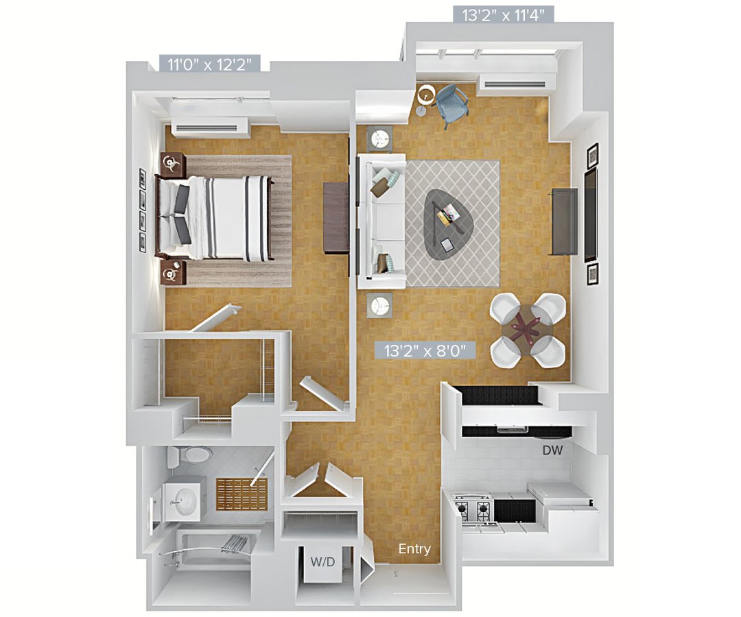 Studio 1 Bathroom Apartment for rent at Avalon Riverview in Long Island City, NY