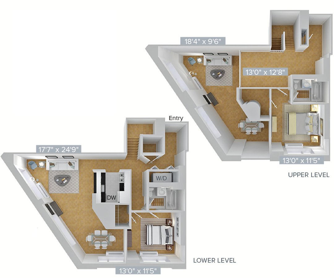 Studio 2 Bathrooms Apartment for rent at Avalon Riverview in Long Island City, NY
