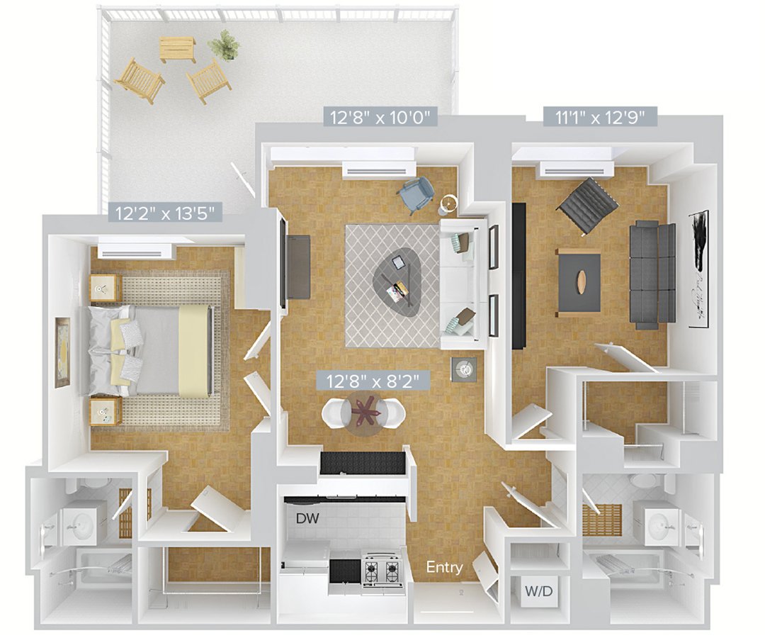 Studio 1 Bathroom Apartment for rent at Avalon Riverview in Long Island City, NY