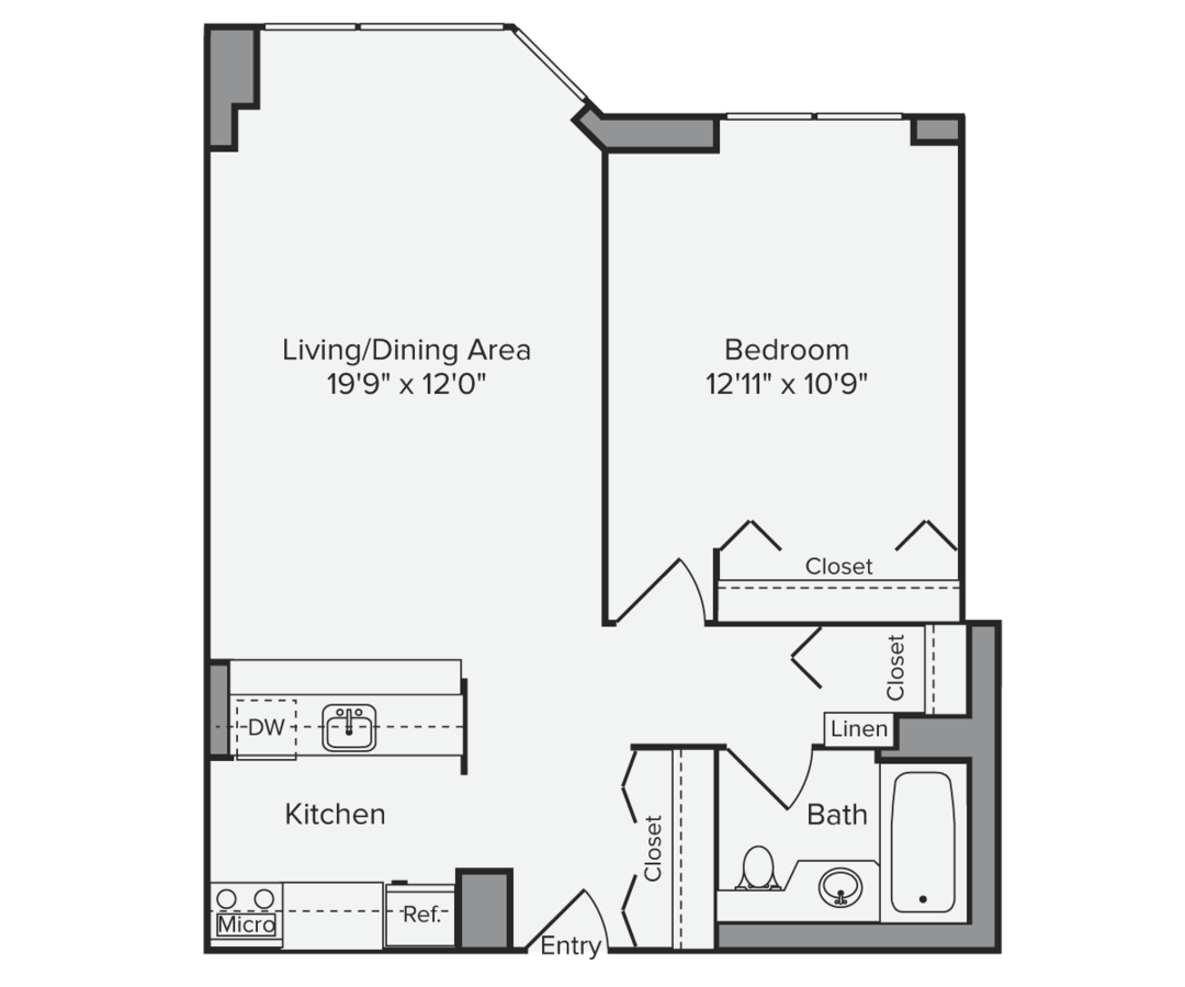 1 Bedroom 1 Bathroom Apartment for rent at Avalon Midtown West in New York, NY