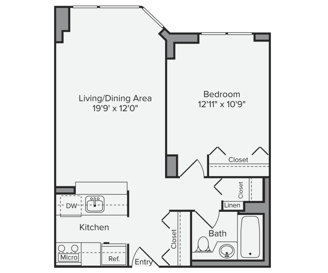 1 Bedroom 1 Bathroom Apartment for rent at Avalon Midtown West in New York, NY