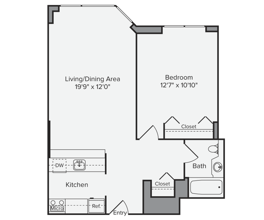 1 Bedroom 1 Bathroom Apartment for rent at Avalon Midtown West in New York, NY
