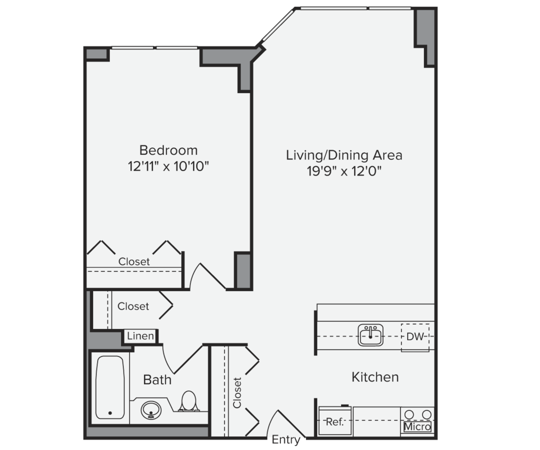 1 Bedroom 1 Bathroom Apartment for rent at Avalon Midtown West in New York, NY