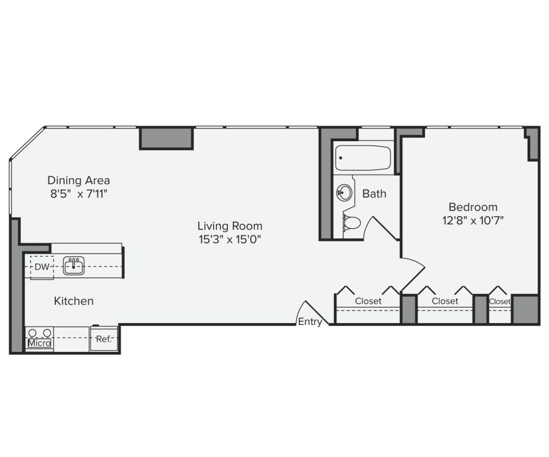 1 Bedroom 1 Bathroom Apartment for rent at Avalon Midtown West in New York, NY