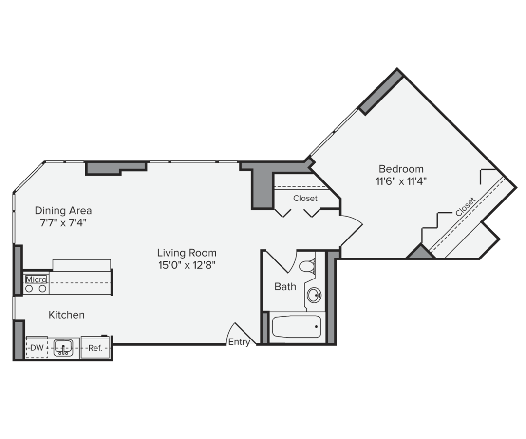 1 Bedroom 1 Bathroom Apartment for rent at Avalon Midtown West in New York, NY