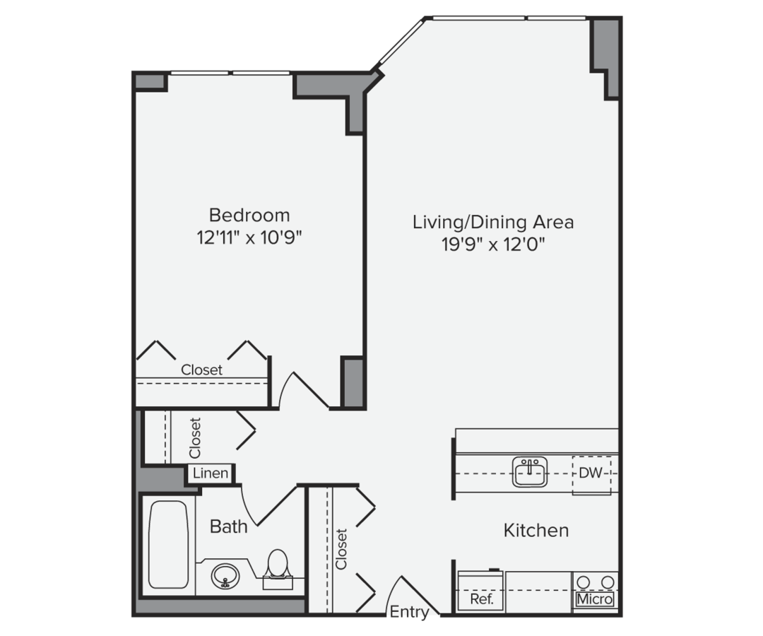 1 Bedroom 1 Bathroom Apartment for rent at Avalon Midtown West in New York, NY