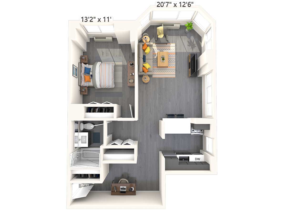 1 Bedroom 1 Bathroom Apartment for rent at Avalon Midtown West in New York, NY