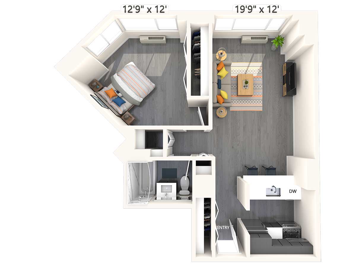 1 Bedroom 1 Bathroom Apartment for rent at Avalon Midtown West in New York, NY