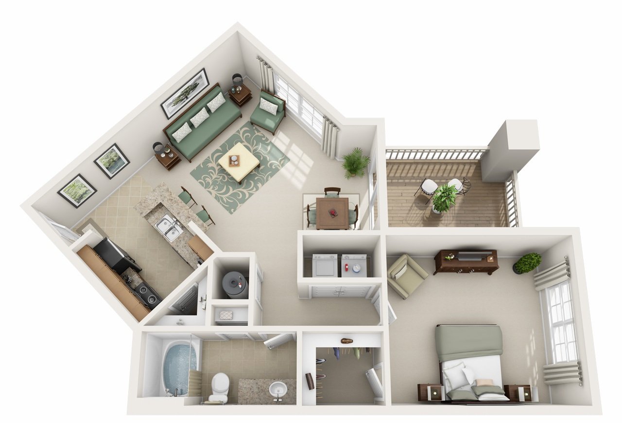 1 Bedroom 1 Bathroom Apartment for rent at Century Highland Creek in Charlotte, NC